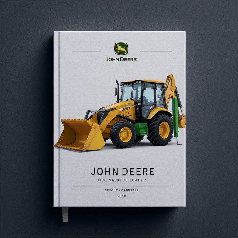 John Deere 310G Backhoe Loader Complete Workshop Service Repair Manual PDF