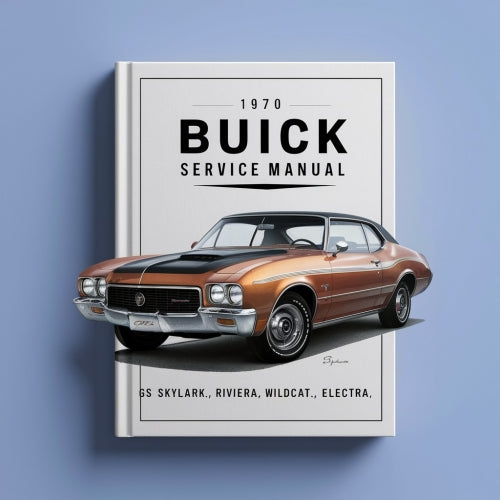 1970 Buick Service-Reparaturhandbuch GS Skylark Riviera Wildcat Electra