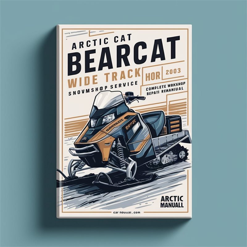 2003 Arctic CAT Bearcat Wide Track Snowmobile Service Repair Workshop Manual PDF