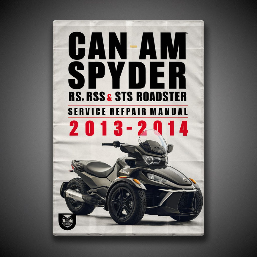 Manual de taller y reparación del Can Am Spyder RS ​​RSS ST STS Roadster 2013-2014