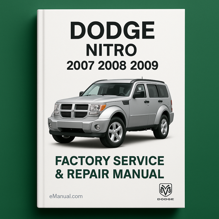 DODGE NITRO 2007 2008 2009 Factory Service Repair Manual