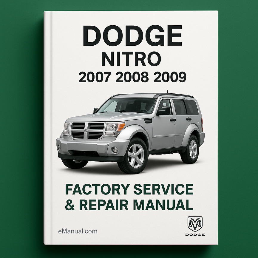 DODGE NITRO 2007 2008 2009 Factory Service Repair Manual