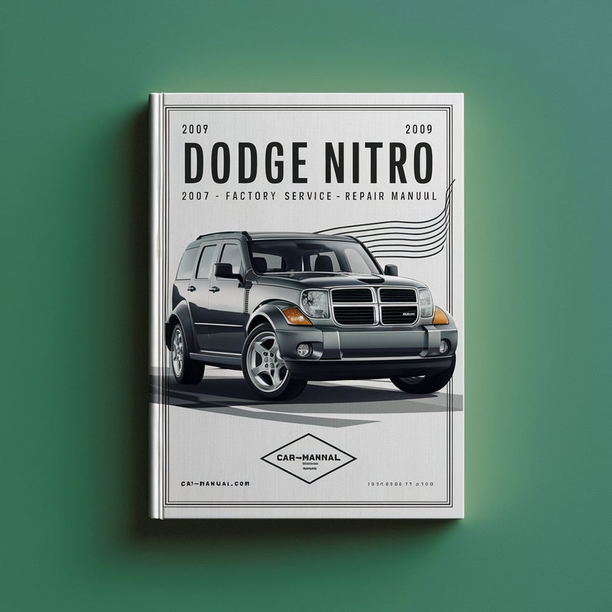 Manual de reparación y servicio de fábrica de DODGE NITRO 2007 2008 2009