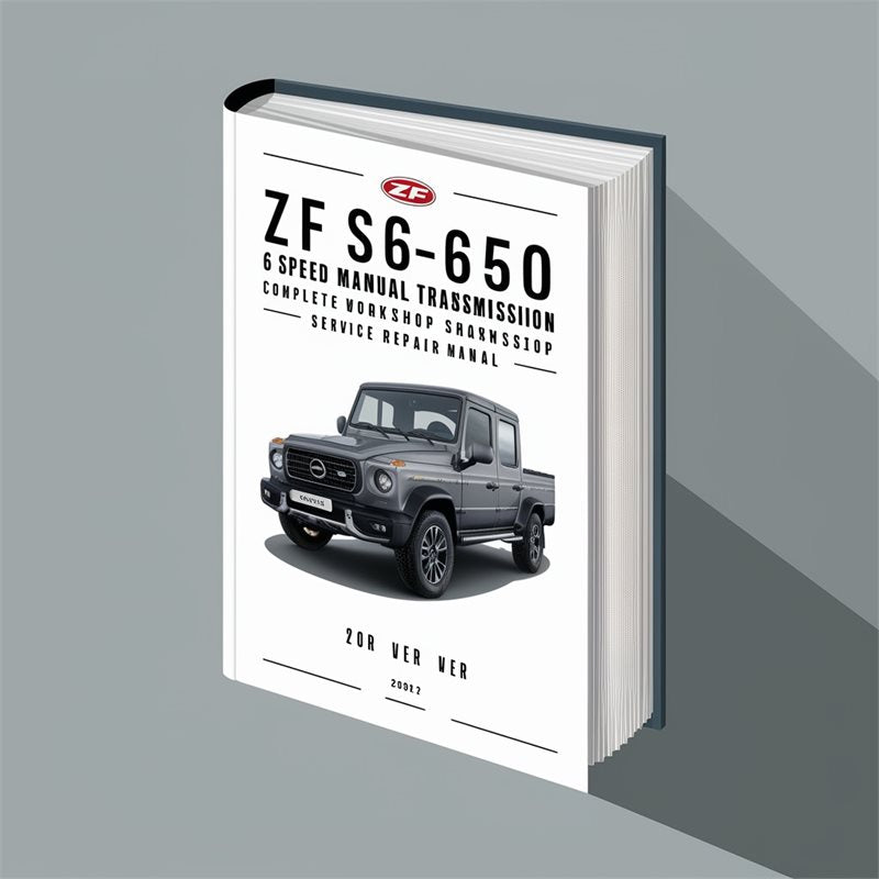 ZF S6-650 6 Speed Manual Transmission Complete Workshop Service Repair Manual PDF