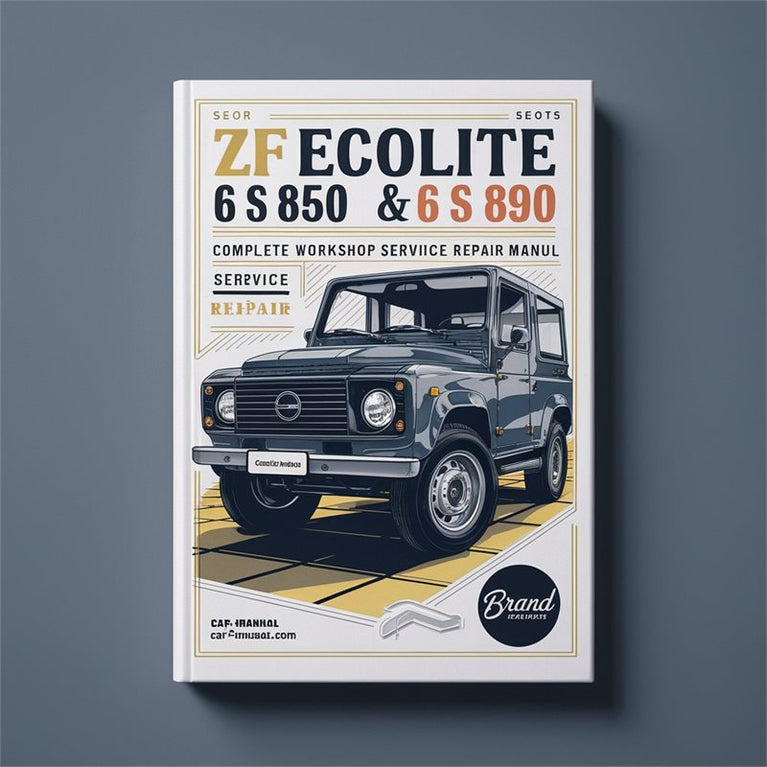 ZF Ecolite 6 S 850 890 Transmissions Service Repair Workshop Manual PDF