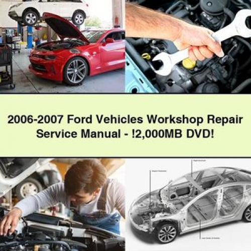 2006-2007 Datsun Tune Up Workshop Repair & Servic Ford Vehicles - 2 000MB DVD Service Manual PDF