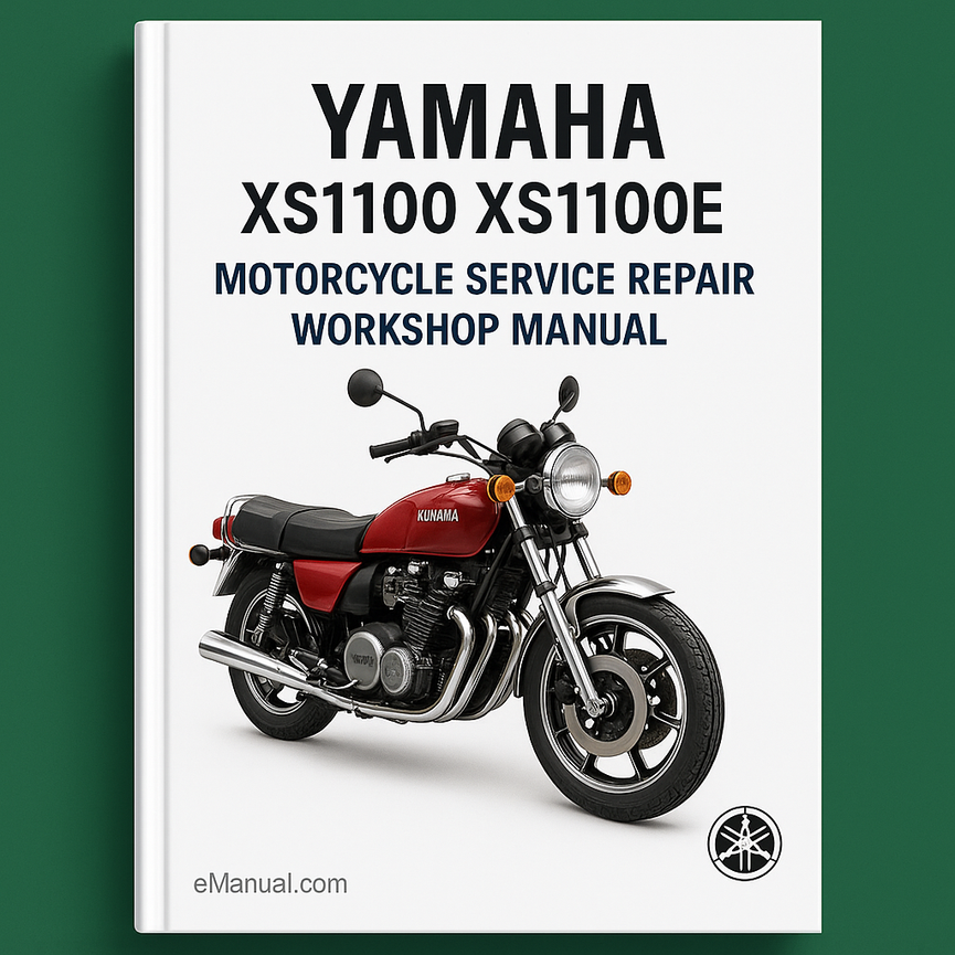 Manual de taller y reparación de Yamaha XS 1100 XS1100e 1978 1979 1980 1981