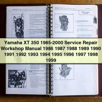 Yamaha XT 350 1985-2000 Service Repair Workshop Manual 1986 1987 1988 1989 1990 1991 1992 1993 1994 1995 1996 1997 1998 1999