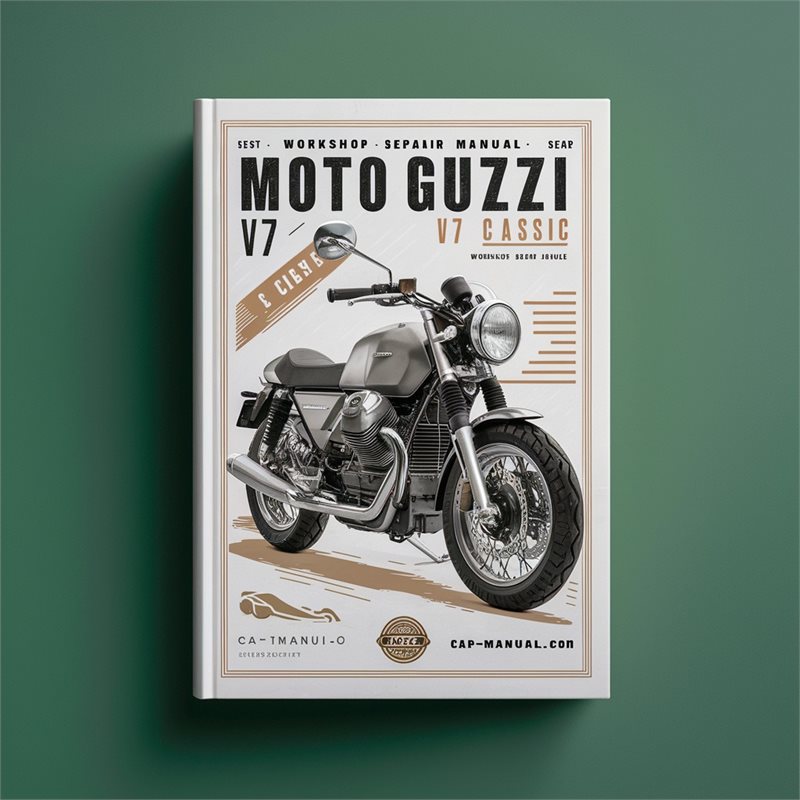 Aprilia Classic Moto Guzzi V7 Cafe Bike Service Repair Workshop Manual PDF