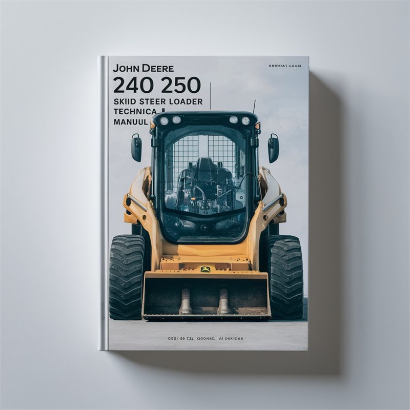 John Deere 240 250 Skid Steer Loader Technical Manual PDF