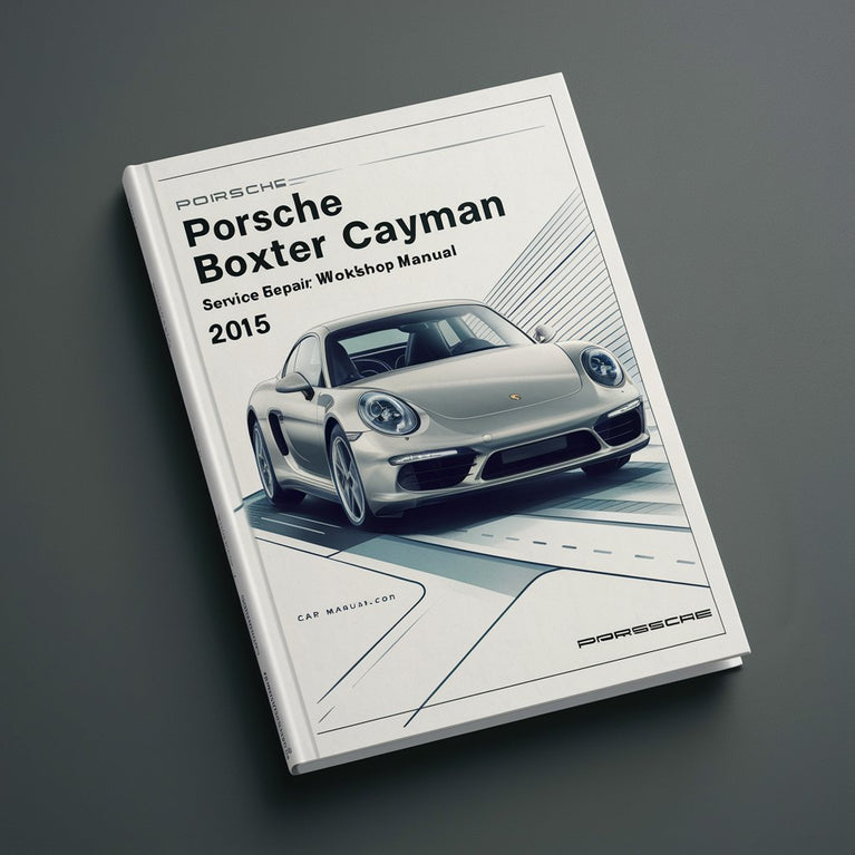 Manual de taller y reparación del Porsche 981 Boxter Cayman 2012-2015