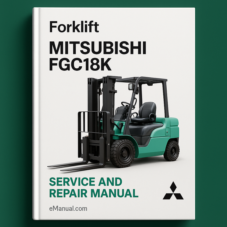 Mitsubishi FGC18K Gabelstapler Alle Service-Handbuch Reparatur
