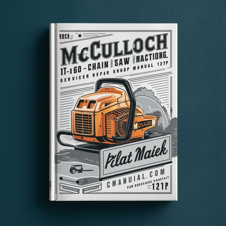 McCulloch 1-60 Kettensäge Service-Reparaturwerkstatthandbuch 127 Seiten