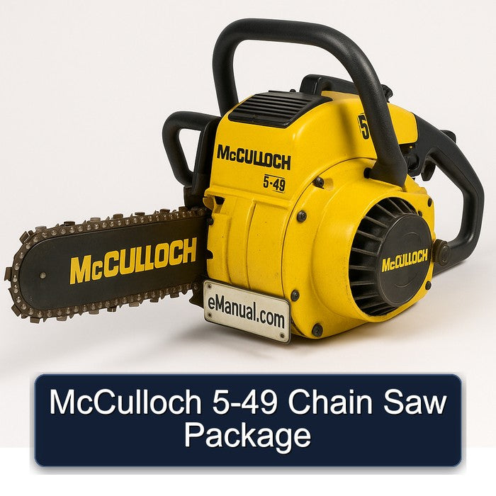 McCulloch 5-49 Chain Saw Package