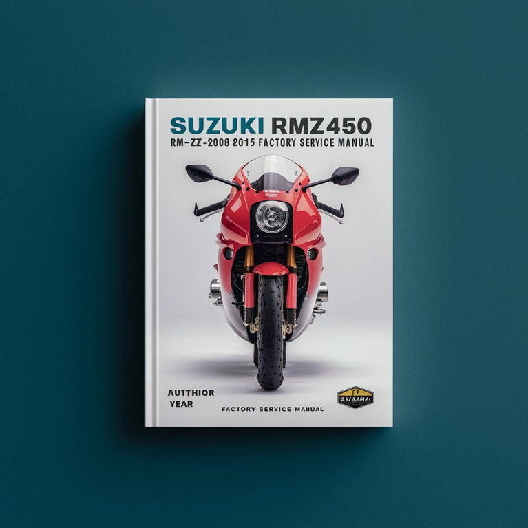 Manual de reparación y servicio de fábrica de Suzuki Rmz450 Rm-z450 2008-2015