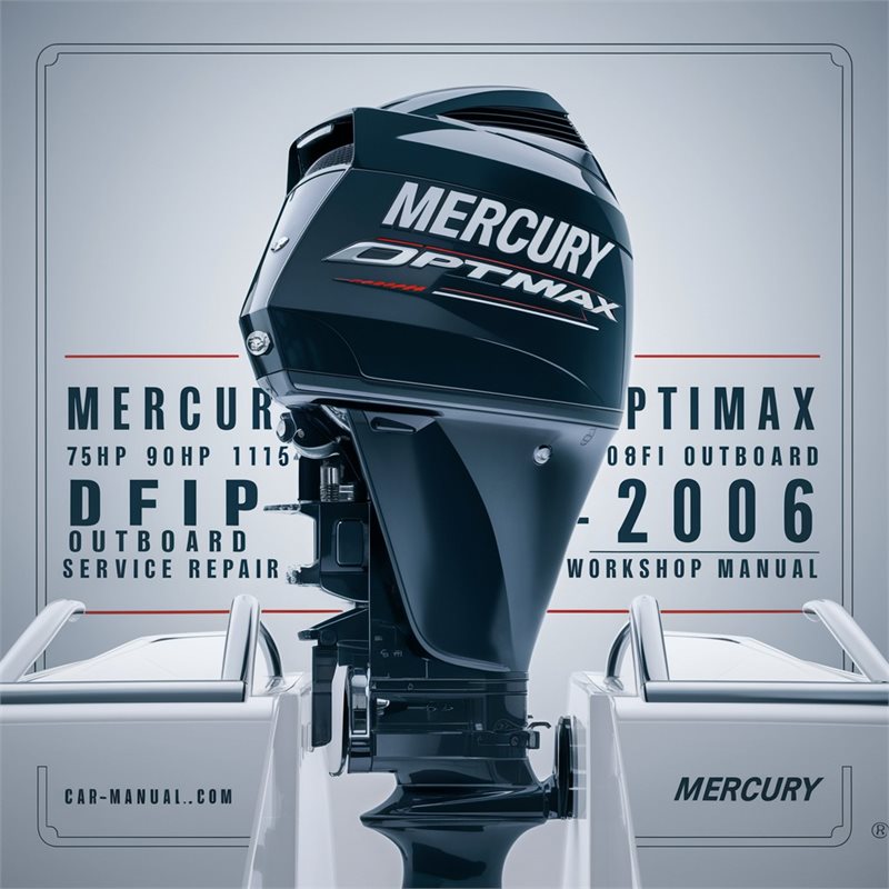 2004-2006 Mercury Optimax 75HP 90HP 115HP Dfi Outboard Service Repair Workshop Manual PDF