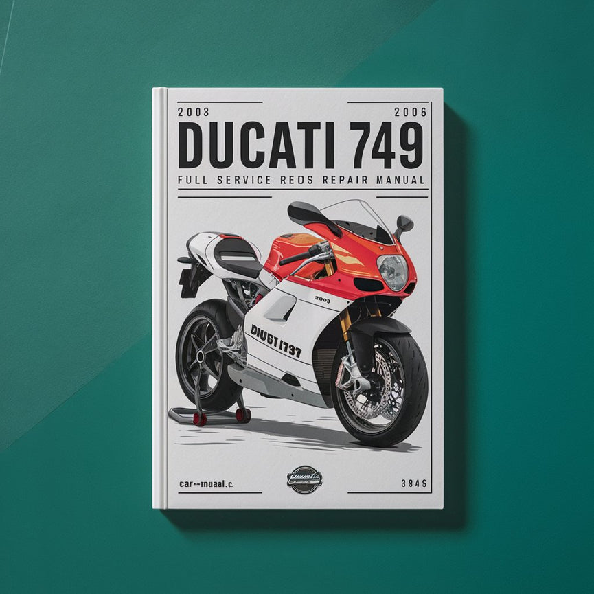 Ducati 749 2003-2006 Komplettes Service-Reparaturhandbuch