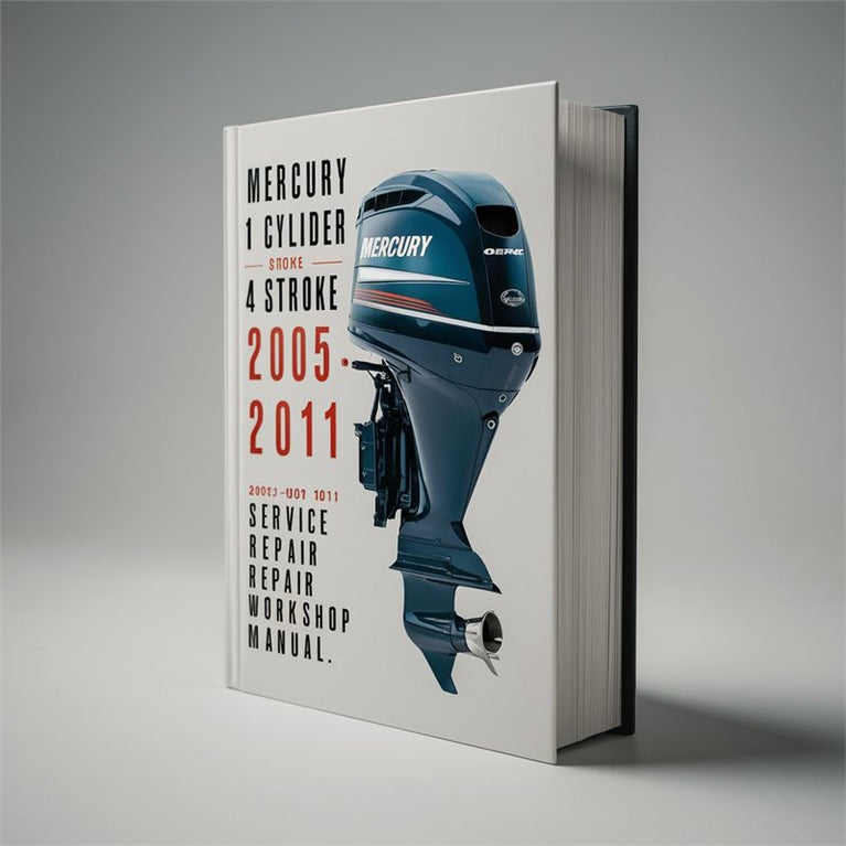 2005-2011 Mercury 6HP 1 Cylinder 4 Stroke Outboard Service Repair Workshop Manual PDF