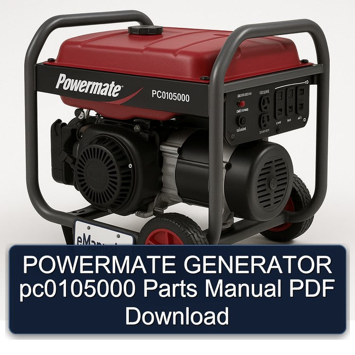 Powermate Generator PC0105000 Parts Catalog PDF