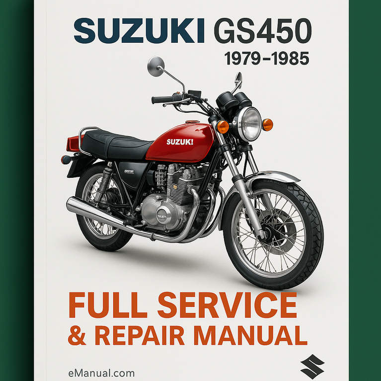 Suzuki GS450 1979-1985 Full Service Repair Manual