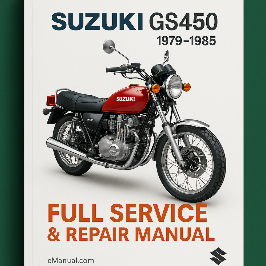 Suzuki GS450 1979-1985 Full Service Repair Manual
