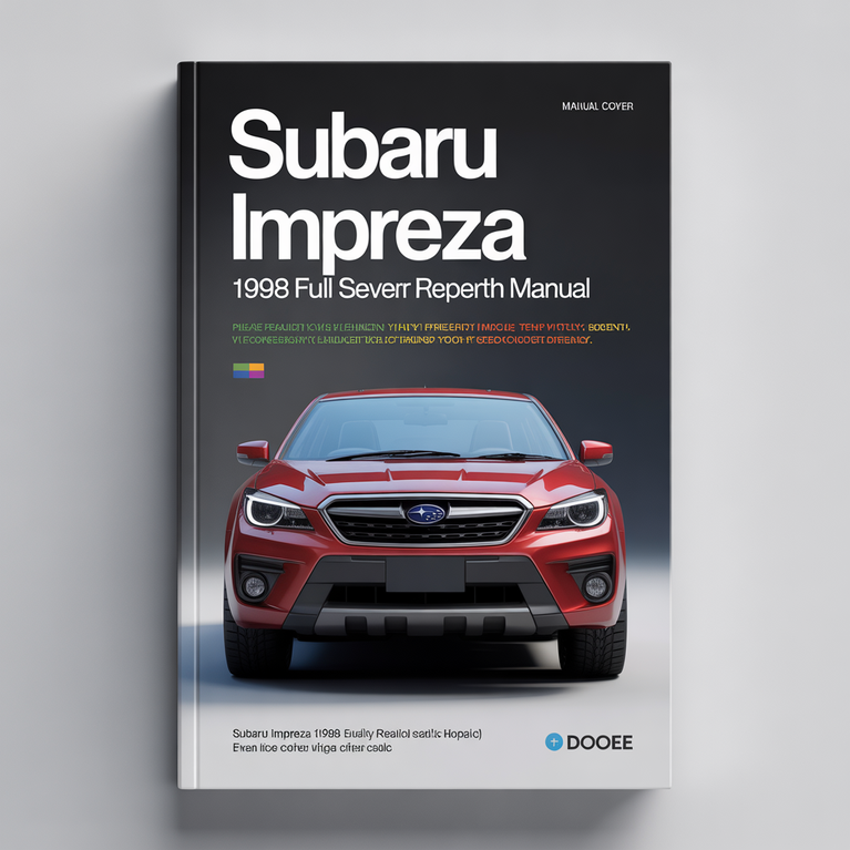 Subaru Impreza 1998 Vollständiges Service-Reparaturhandbuch