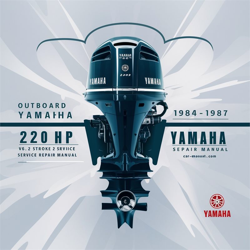 1984-1987 Outboard Yamaha 220 HP V6 2 Stroke Service Repair Workshop Manual PDF