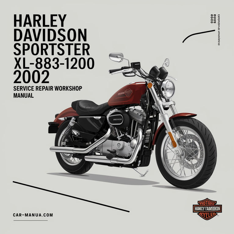 Harley Davidson Sportster XLH XL-883-1200 2002 Service Repair Workshop Manual