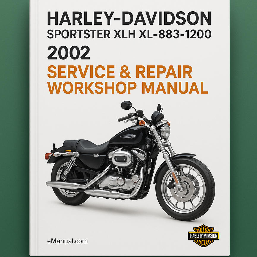 Harley Davidson Sportster XLH XL-883-1200 2002 Service Repair Workshop Manual