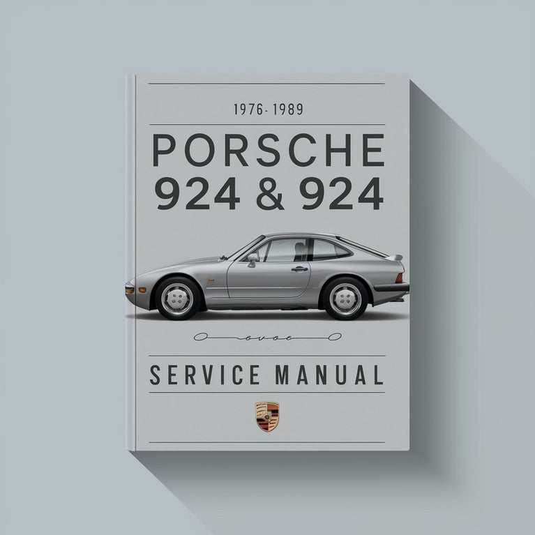 1976-1989 Porsche 924 & 924 Turbo Service Repair Manual