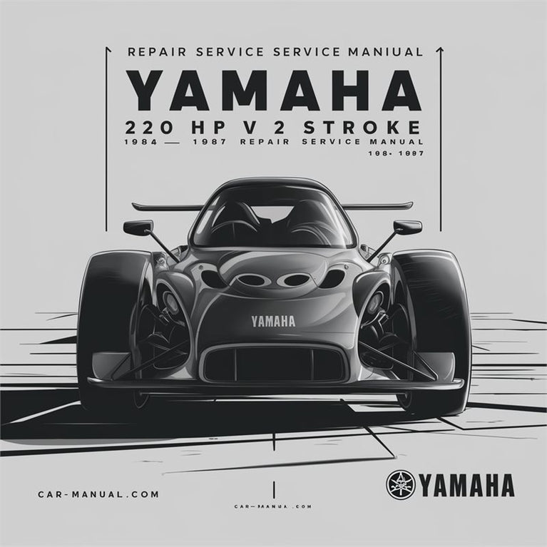 1984-1987 Yamaha 220 HP V6 2 Stroke Service Repair Workshop Manual PDF