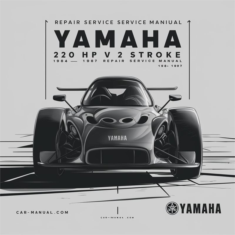 1984-1987 Yamaha 220 HP V6 2 Stroke Service Repair Workshop Manual PDF