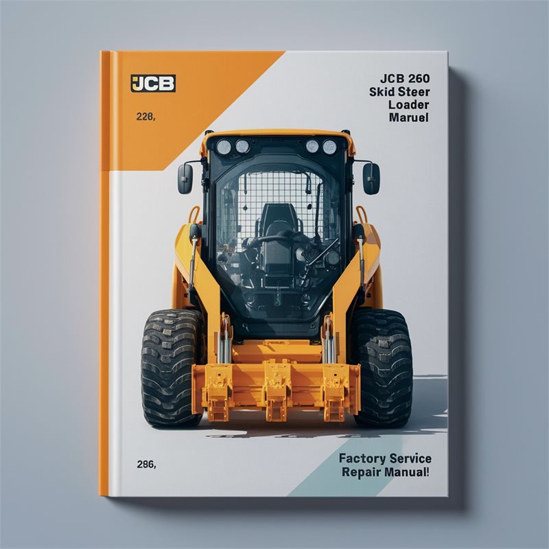 JCB 260 Skid Steer Loader Service Repair Workshop Manual PDF