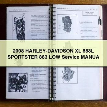 2008 Harley Davidson XL 883L SPORTSTER 883 Low Service MANUAL