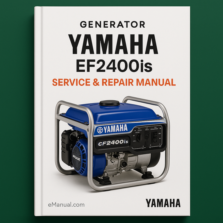 Yamaha Ef2400is Generator Models Service Repair Manual