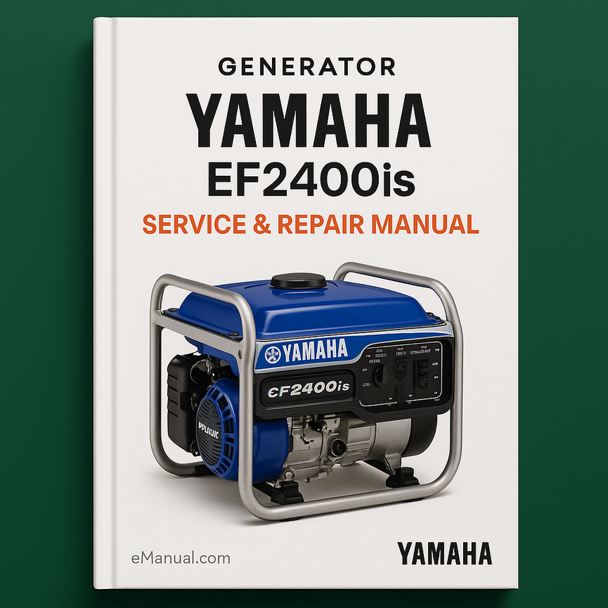 Yamaha Ef2400is Generator Models Service Repair Manual