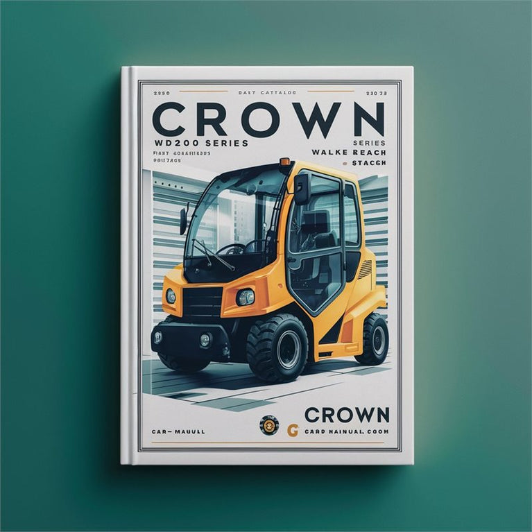 Crown WD2300 Series Walkie Reach Stacker Parts Catalog PDF