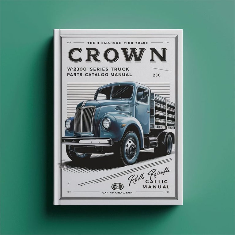 Crown WP2300 Series Pallet Truck Parts Catalog PDF