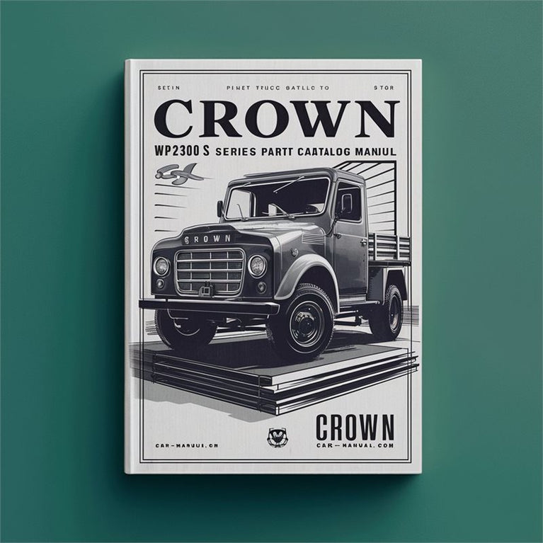 Crown WP2300S Series Pallet Truck Parts Catalog PDF