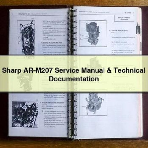 Sharp AR-M207 Documentation Service Repair Workshop Manual PDF