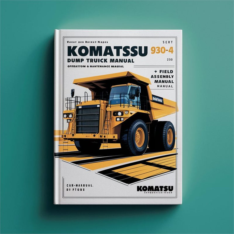 Komatsu 930E-4 Dump Truck Field Assembly Operation Service Repair Workshop Manual PDF