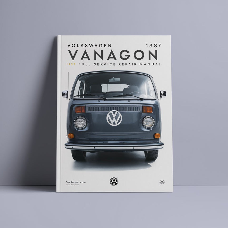 Manual de reparación y servicio completo de Volkswagen Vanagon 1987