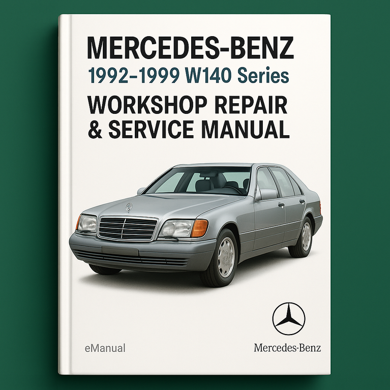Mercedes-BENZ 1992-1999 W140 Series Workshop Repair & Service Manual # QUALITY - 890MB