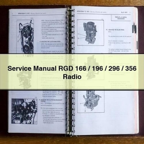 Service Manual RGD 166 / 196 / 296 / 356 Radio PDF Download