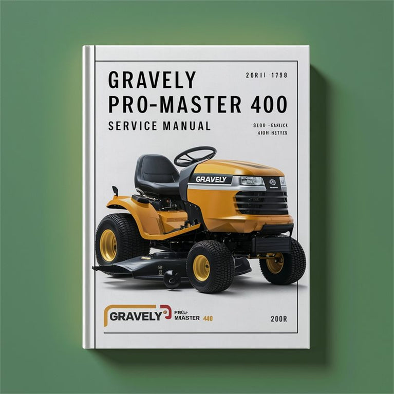 Gravely Promaster 400 Service Manual PDF