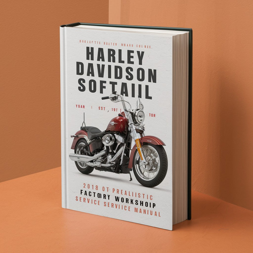 Manual de reparación y servicio del taller de fábrica de Harley Davidson Softail 2018