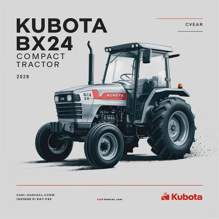 Kubota BX24 Compact Tractor Service Repair Workshop Manual PDF