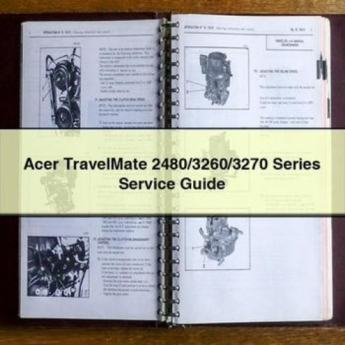 Acer Travelmate 2480/3260/3270 Series Service Repair Workshop Manual PDF