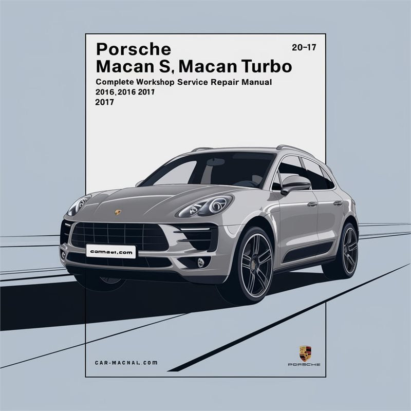 2015-2017 Porsche 924 Macan S Turbo Service Repair Workshop Manual PDF
