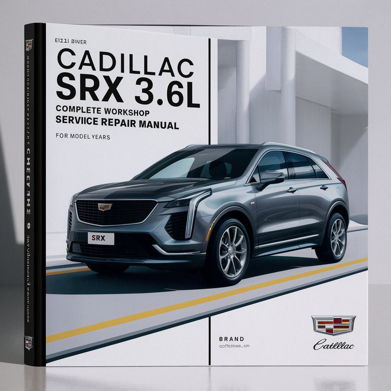 Manual de reparación y servicio de taller completo de Cadillac SRX 3.6L 4.6L 2004 2005 2006 2007 2008 2009